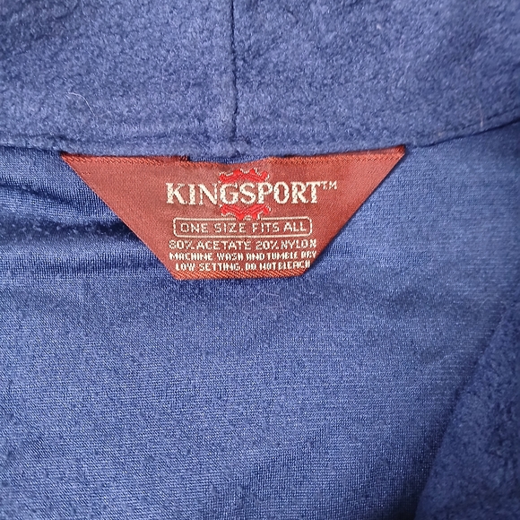 Kingsport Vintage Men's Long Robe with White Piping - Picture 7 of 7